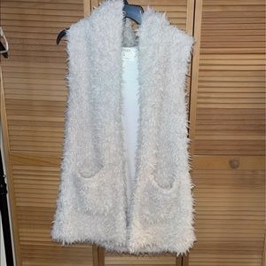 Faux fur vest